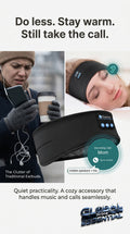 Global Prime Essential Bluetooth headscarf with built-in speakers, perfect for outdoor music, calls, and comfortable wear.