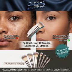 Professional Makeup Brush Set – Soft Fluffy Bristles, Foundation, Eyeshadow & Blending Brushes