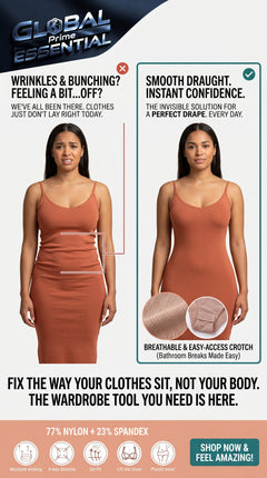 Global Prime Essential shapewear bodysuit providing smooth contouring and support for a confident, seamless look.