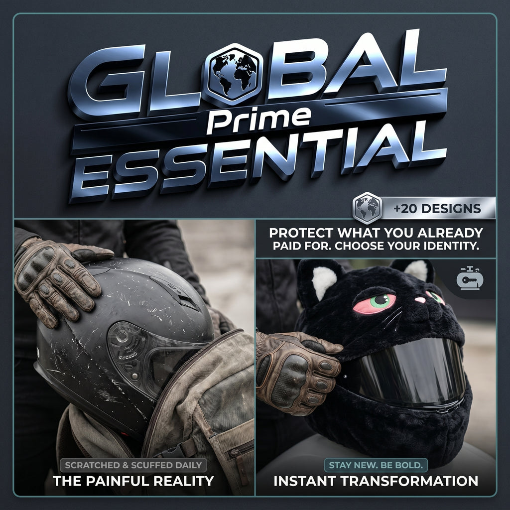 Motorcycle Helmet Cover – Full-Face & Cross Helmet, Scratch Protection, 20 Unique Designs