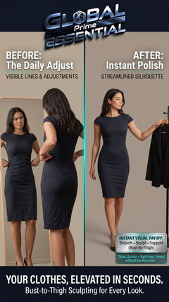 Global Prime Essential shapewear bodysuit for instant confidence, featuring smooth and sculpted fit for a seamless look.