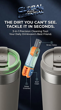 3 in 1 Cup Lid Gap Cleaning Brush