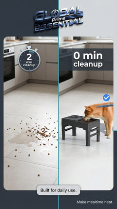 Elevated Mess-Free Dog Bowl