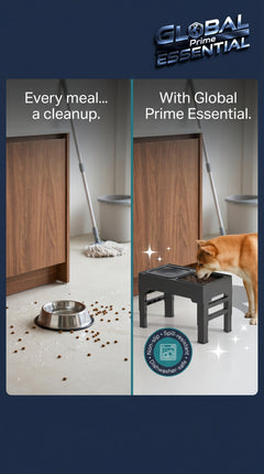 Elevated Mess-Free Dog Bowl