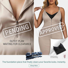 Women’s Tummy Control Bodysuit Shapewear – High-Elastic, Slimming Tank Top, Thong Style