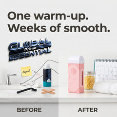 Global Prime Essential depilatory wax heater for salon-smooth at-home waxing results with easy, hassle-free use.