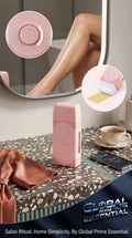Global Prime Essential depilatory wax heater for at-home salon-smooth waxing results, featuring a sleek, easy-to-use wax warmer.