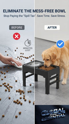 Elevated Mess-Free Dog Bowl