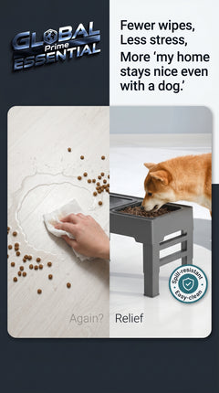 Elevated Mess-Free Dog Bowl