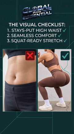 Women’s Seamless High Waist Sports Leggings – V-Fold Back, Peach Hip-Lift, Yoga & Gym Pants