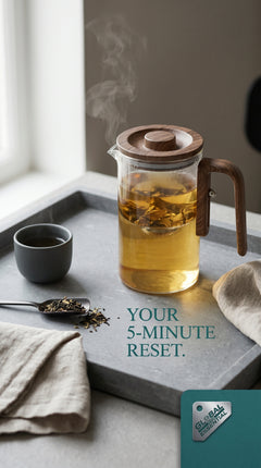 Global Prime Essential wooden tea pot with a smooth, polished finish and traditional design for brewing and serving tea.